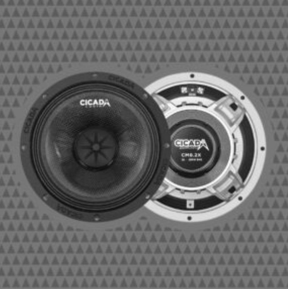 CM8.4X 8-INCH MID-BASS COMPONENT SPEAKERS – 4Ω